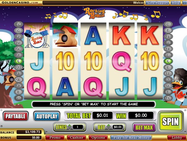 Rockin' Robin video slots game preview