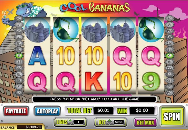 Cool Bananas Video Slot Machine