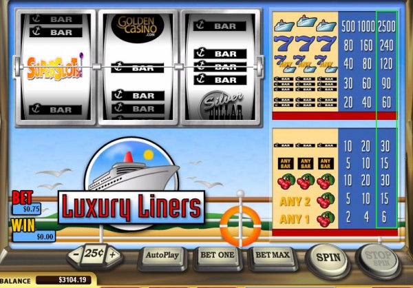 Luxury Liner Slots