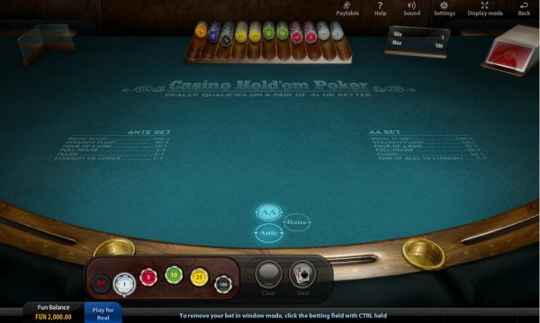 Viaden Gaming Casino Holdem Table