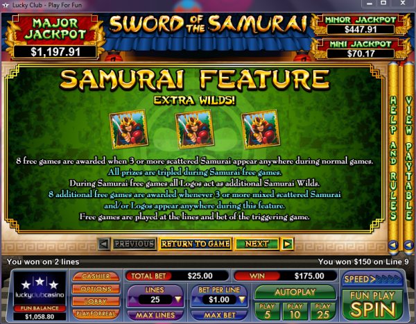 Samurai Feature 