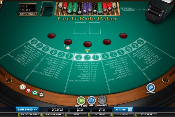 free online casino games let it ride