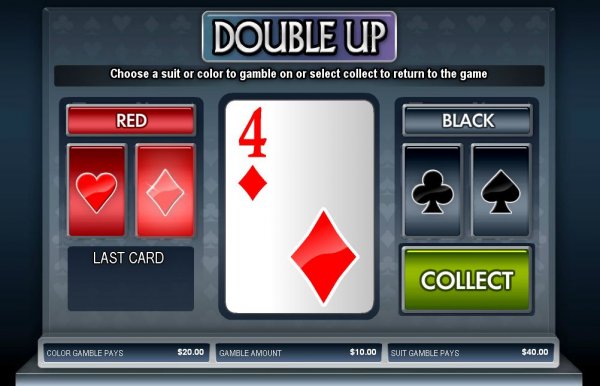 Double Up Gamble feature