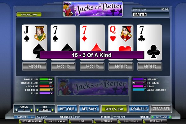 Jacks or Better Bonus Video Poker (BVP