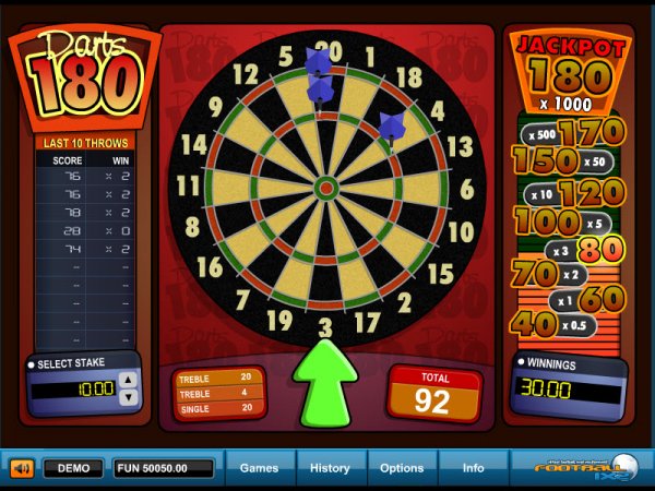 Darts 180 Game