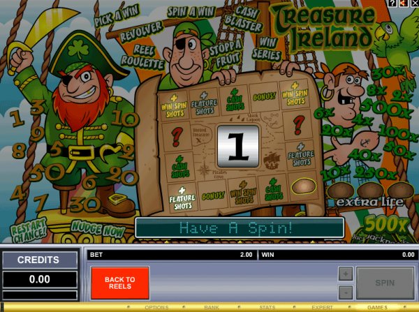 Treasure Island feature game screenshot by Microgaming