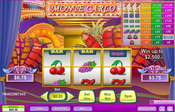 Monte Carlo Slot