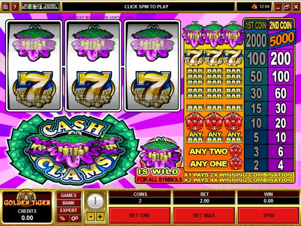 Cash Clams - Reel slots (screenshot)