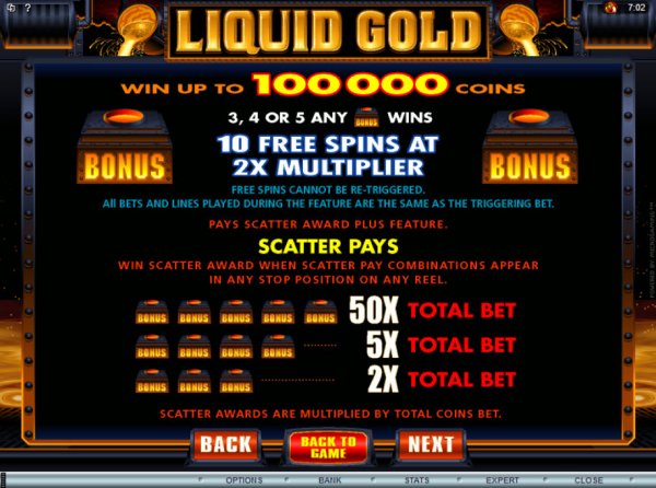 Liquid Gold Bonus