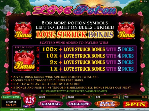 Love Potion Bonus