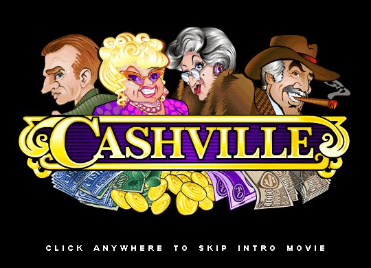 The charachters at Cashville Video Slots