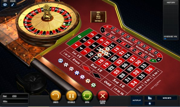 European Roulette Game Play