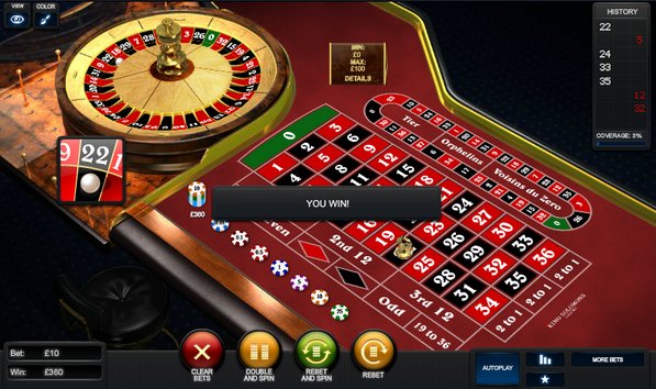 premium european roulette playtech