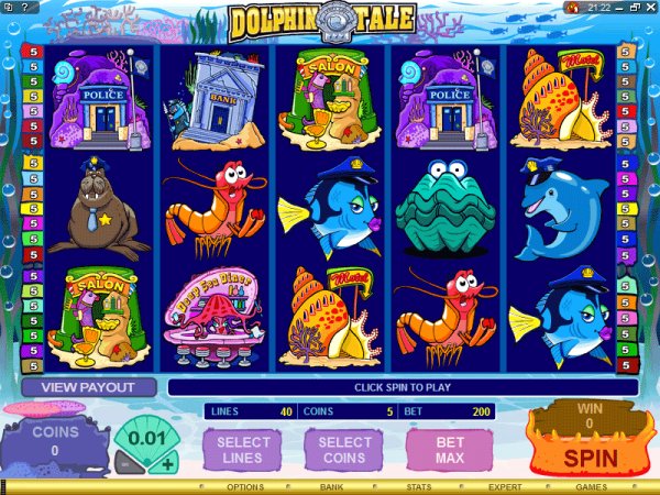 Dolphin Tale slots action