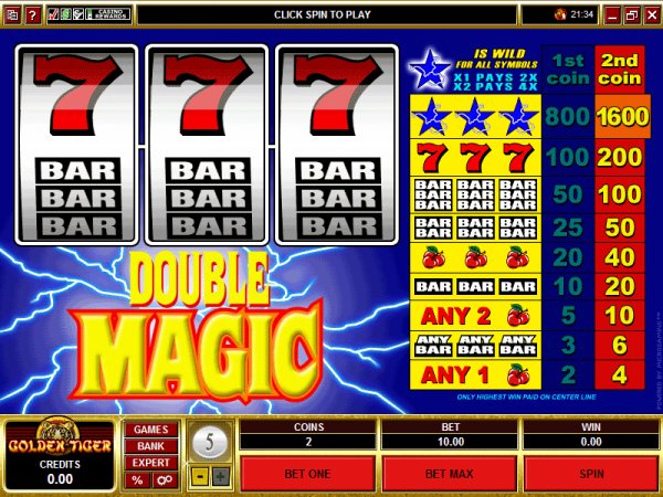 Photograph of Double Magic Slots