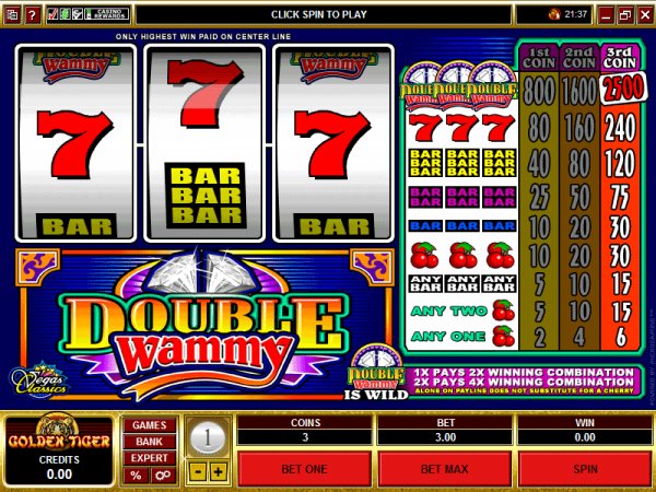 Picture of the Double Wammy slots game