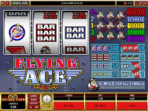 Flying Ace Slots screen capture