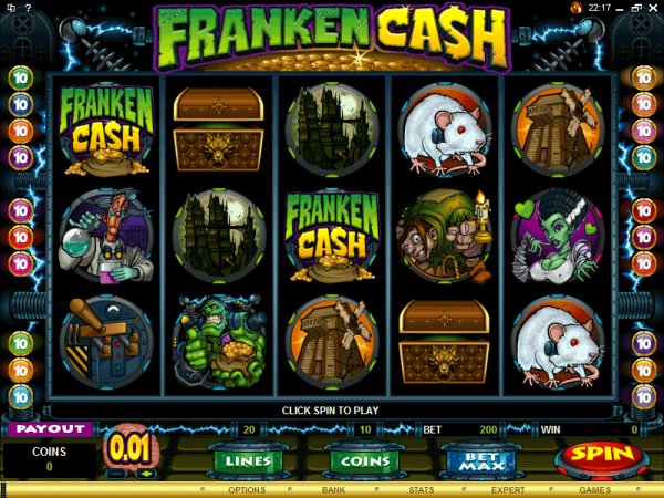 FrankenCash slots game
