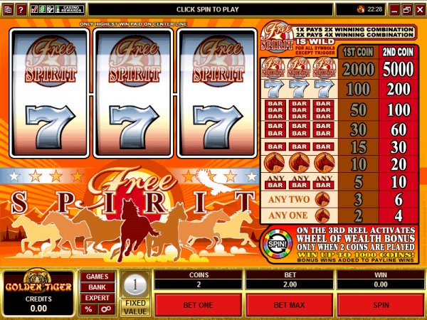 Free Spirit - Wheel of Wealth Slots