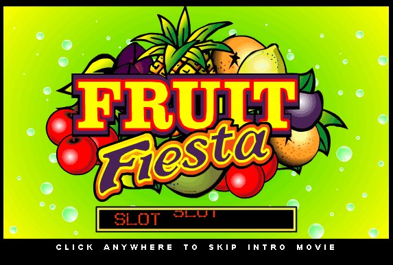 Fruit Fiesta Intro Startup screen