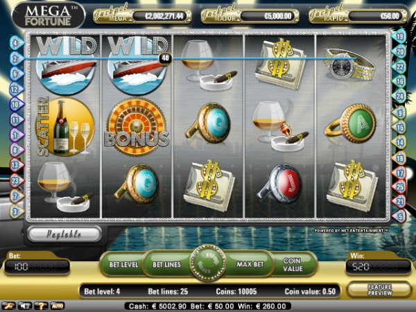 Mega Fortune by NetEnt » Play at these casinos!