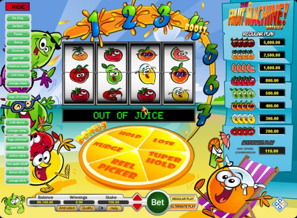 Fruit Machine Bonus Trail Slot