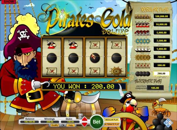 pirates gold coins