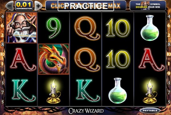 Crazy Wizard, Online Slots