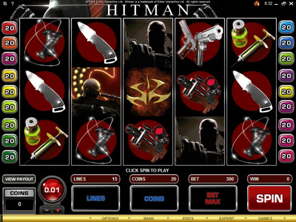 The Hitman Video Slots Game