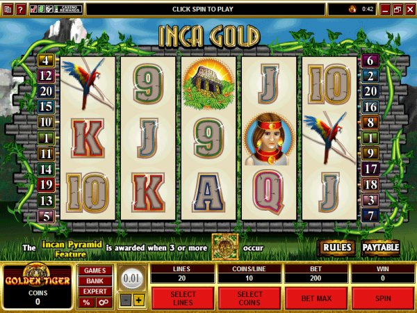 Inca Gold Slots game