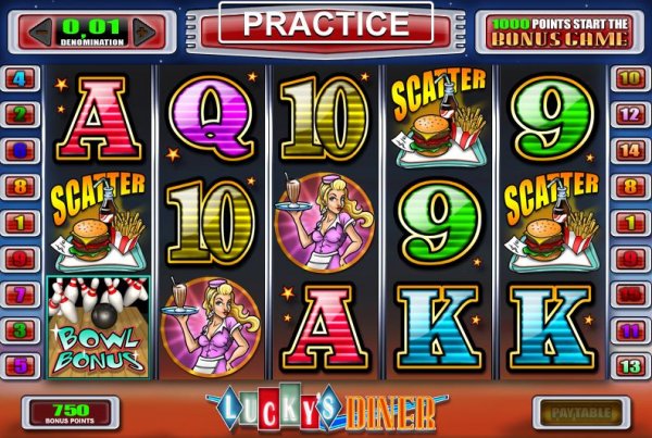 Luckys Diner free spins