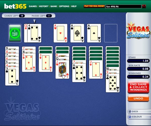 klondike vegas solitaire game