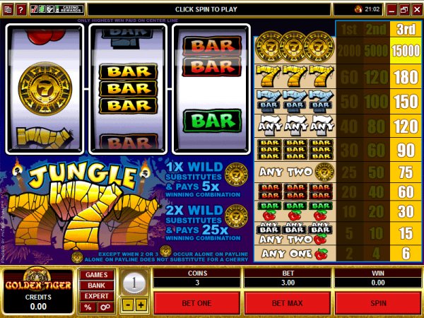 Jungle 7's game screen