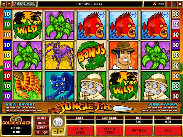 Jungle Jim Slots play