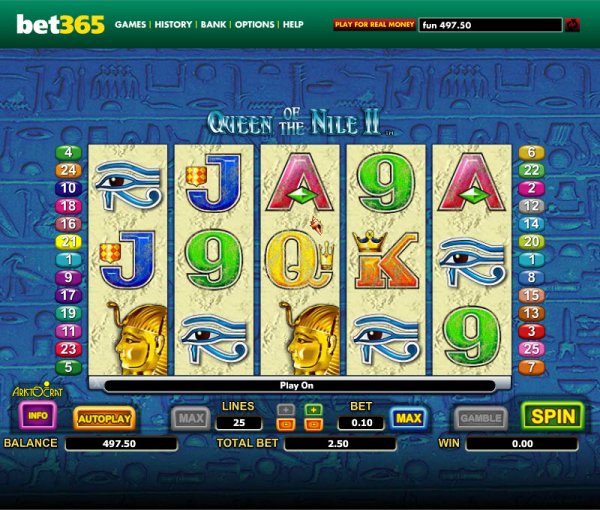 Queen Of The Nile Slots