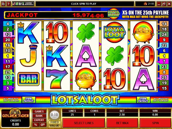 Lots-a-Loot slots game action