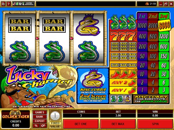 Lucky Charmer - classic slots from MGS