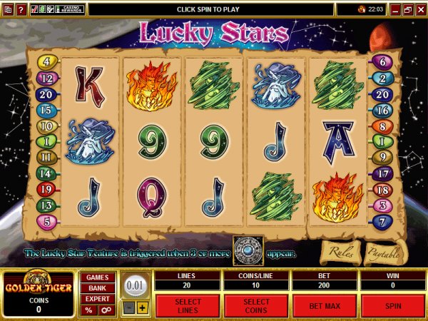 Lucky Stars video slots preview