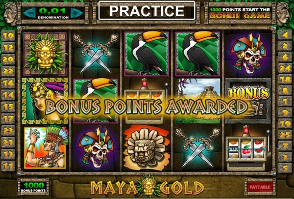 Maya Gold bonus points