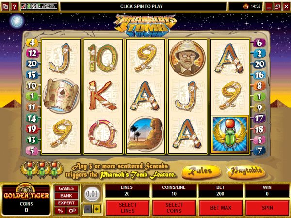 pharaoh game play online
