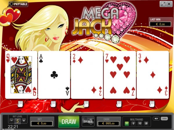 Mega Jack Multihand Video Poker