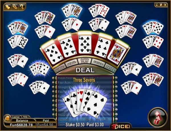 Nevada Bonus Poker Multihand