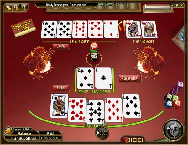 Pai Gow Poker Player Wins!