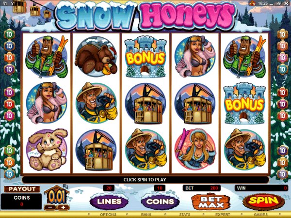 From the game play of Snow Honey slots