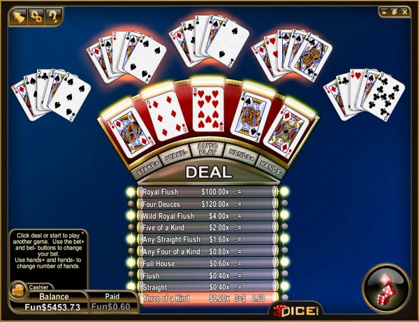 Triple Pay Multihand Video Poker
