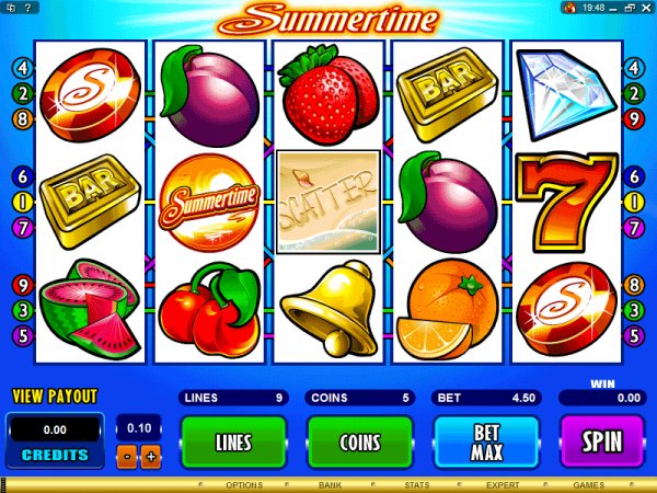 Image of the SummerTime slots game