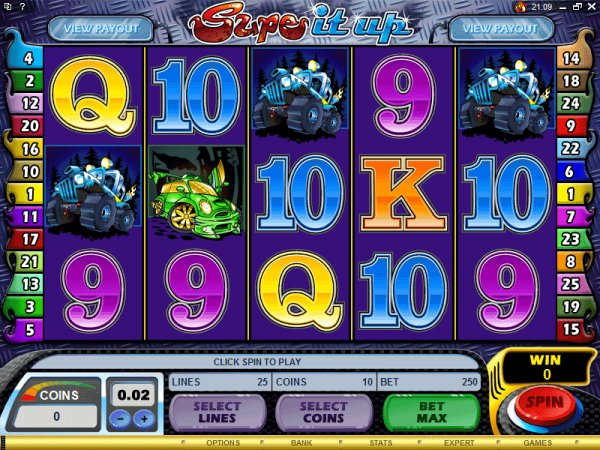 Supe it Up video slots by Microgaming