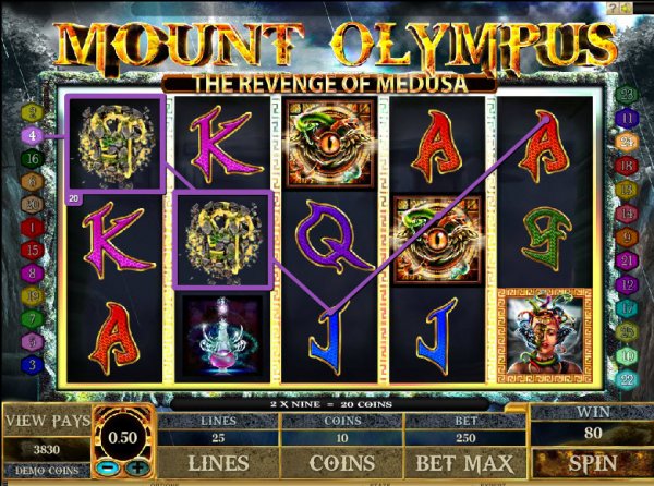 Mount Olympus: Revenge of Medusa