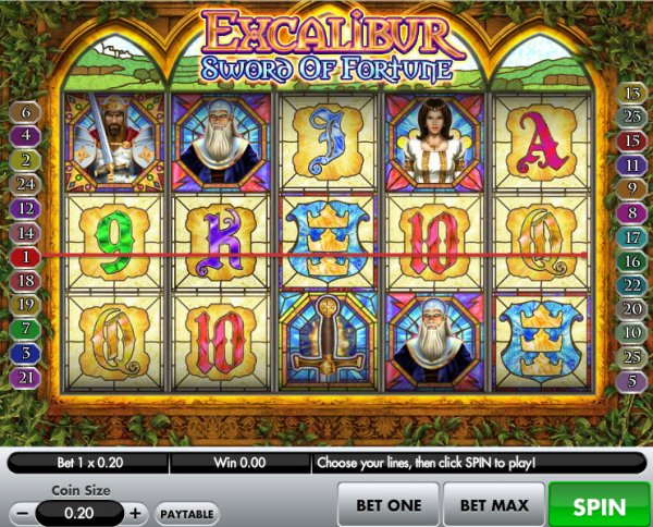 Excalibur Sword of Fortune