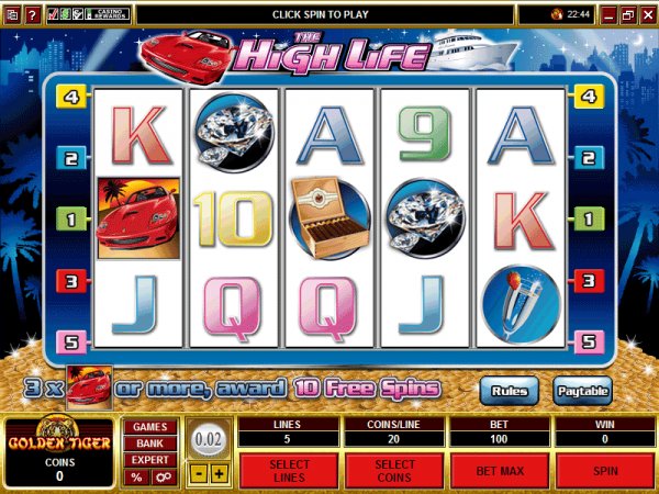 Preview of High Life slot machine